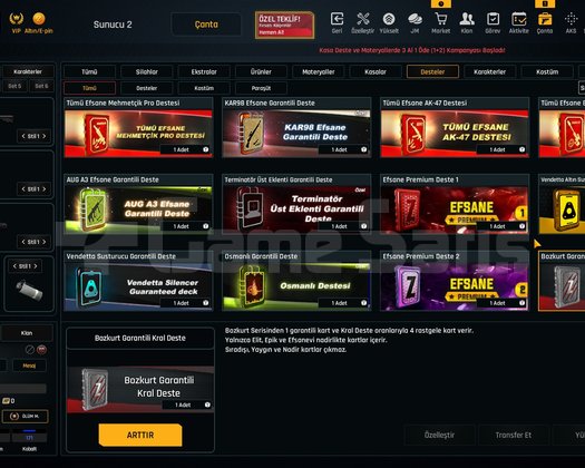 58K Materyalli 58 Seviye Zula Hesabı