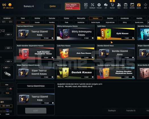 66K Materyalli 58 Seviye Zula Hesabı