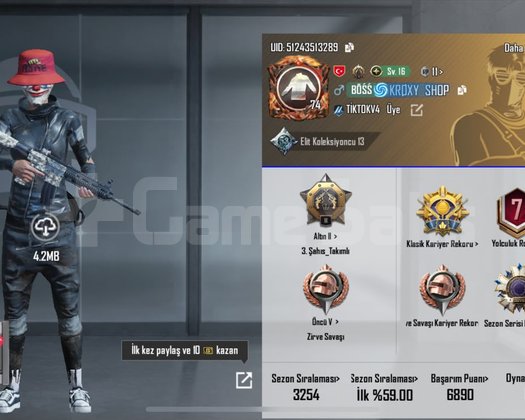 53 kol 73 lvl hesap