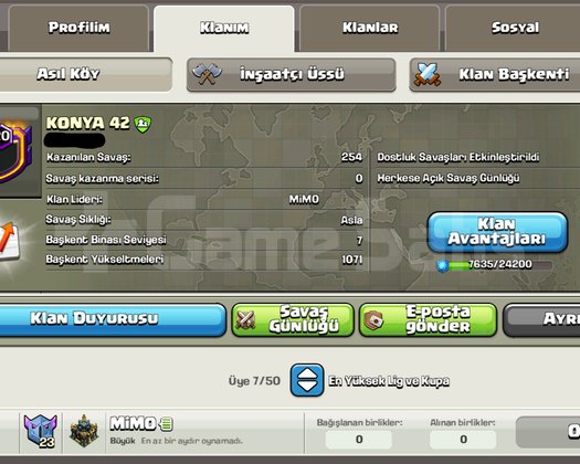 20 Seviye Klan