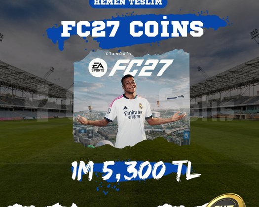 FC27 1 MİLYON FUT COİN - EN UYGUN FİYAT