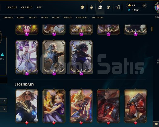 EUW | 498 SKİN UNRANKED | MAİL ONAYSIZ