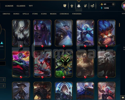 EUW | 498 SKİN UNRANKED | MAİL ONAYSIZ