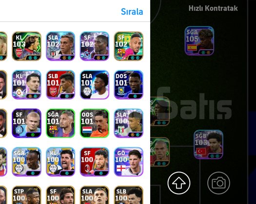eFootball hesabı - 3257 kollektif güç