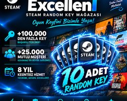 Steam  10 ADET  Random Key