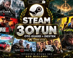 İstediğiniz 3 Oyun OTOMATİK TESLİMAT
