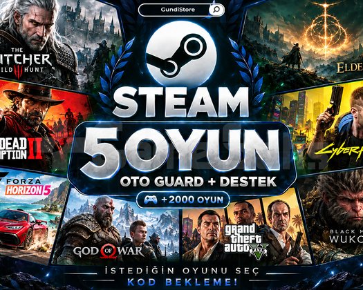 İstediğiniz 5 Oyun OTOMATİK TESLİMAT