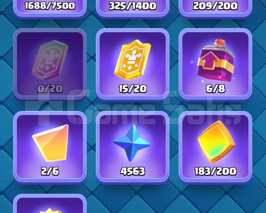 Clash royale 13.000 kupa içi dopdolu hes