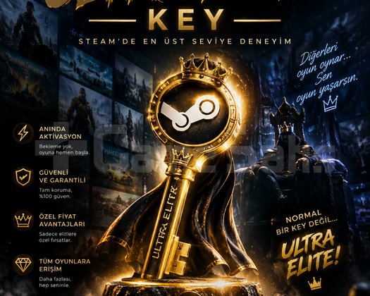 Steam Ultra Elite Random Key 10 ADET 200