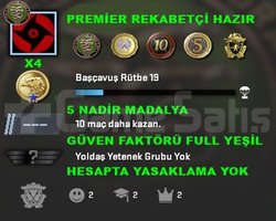 CS2 FULL Prime 5 Madalya Yeşil Faktör