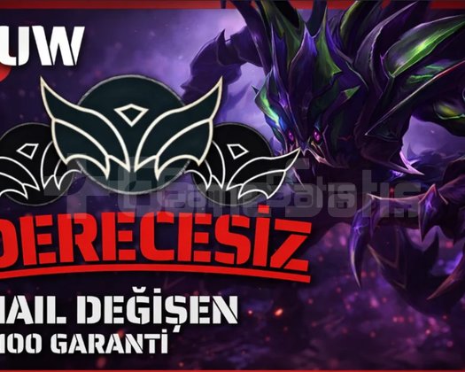 EUW - 25+ SEVİYE - HANDMADE - UCUZ