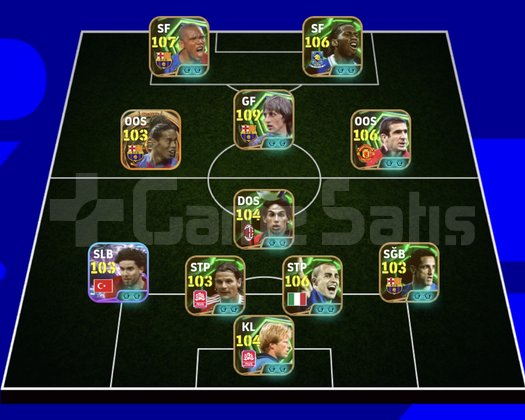KG 3250 4 BOMBACI+ETO+DROGBA+CRUYF+CANTO