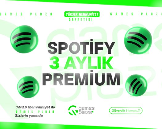 3 AYLIK SPOTİFY PREMİUM KENDİ HESABINIZA