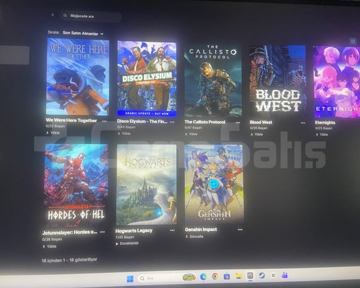 Acil satılık 8k değerinde oyun