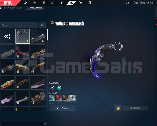 YAĞMACI KARAMBİT UYGUN