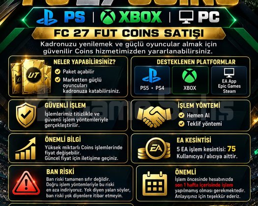 FC 27 PC COİNS 150k