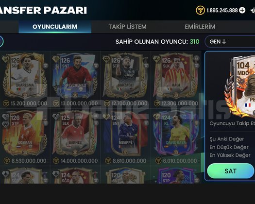 Satılık 126 gen emek hesap