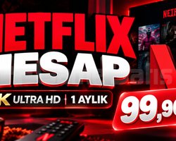 SORUNSUZ NETFLİX 4K ULTRA HD HESAP + 1