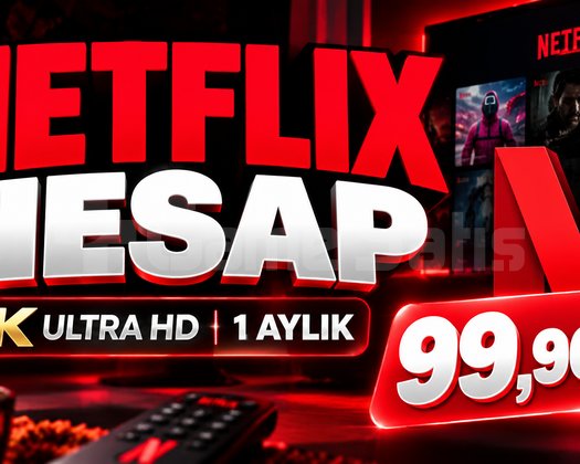 SORUNSUZ NETFLİX 4K ULTRA HD HESAP + 1