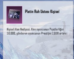 PLATİN RUH 50 K POPÜLERLİK