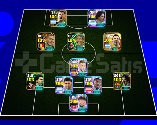 3220KGLİ 110 MESSİ 110 HAZARD 105 RONALD