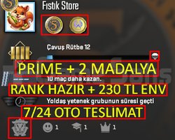 OTO | PRİME + 2-MADALYA + FACEİT + HAZİR