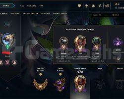 1 MİLYON ZEDLİ 112 SKIN YÜKSEK ELO MATCH