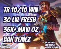 TR RANKED HAZIR 10/10 WIN 45K+ M.Ö FRESH