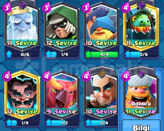 CLASH ROYALE 9200 KUPA HESAP SATIŞI