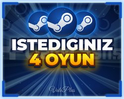İSTEDİĞİNİZ 4 OYUN | STEAM + GARANTİ