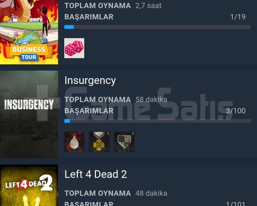 11 yıllık 15 oyunlu Temiz hesap