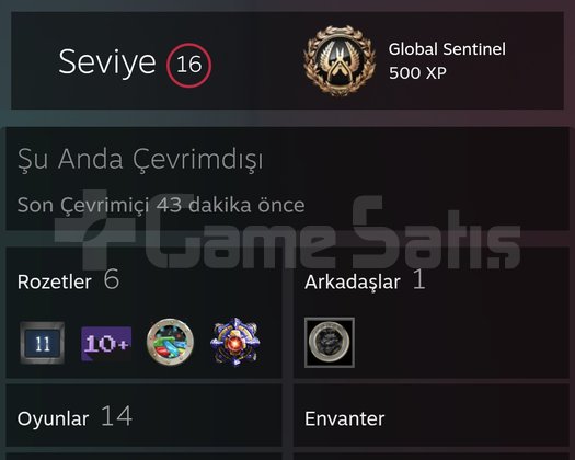 11 yıllık 15 oyunlu Temiz hesap