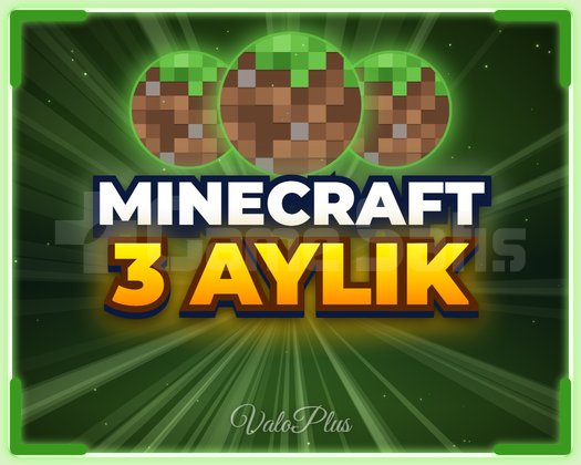 MINECRAFT 3 AYLIK PREMIUM + GARANTİ