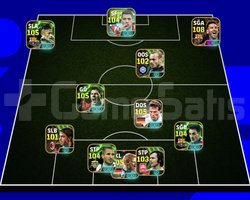 MSN li Kadro 108 messi 105 neymar max kg