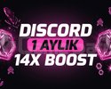 DİSCORD BOOST - OTO TESLİMAT - 14X