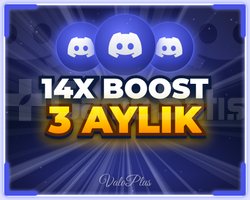 DISCORD 14X BOOST | 3 AYLIK + GARANTİ