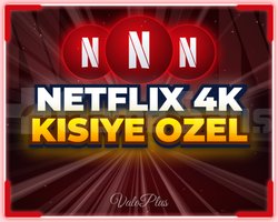 NETFLIX 4K UHD | KİŞİYE ÖZEL PROFİL 1 AY