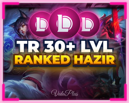 TR 30+ LVL RANKED HAZIR | MAİL DEĞİŞEN