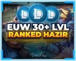 EUW 30+ LVL RANKED HAZIR | MAİL DEĞİŞEN