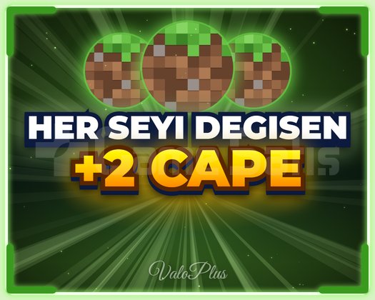 MINECRAFT HER ŞEYİ DEĞİŞEN + 2 CAPE