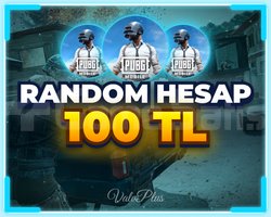 100 TL PUBG RANDOM HESAP | VİP