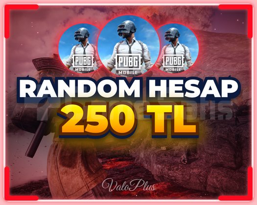 250 TL PUBG RANDOM HESAP | ULTRA VİP