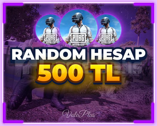 500 TL PUBG RANDOM HESAP | ULTRA VİP