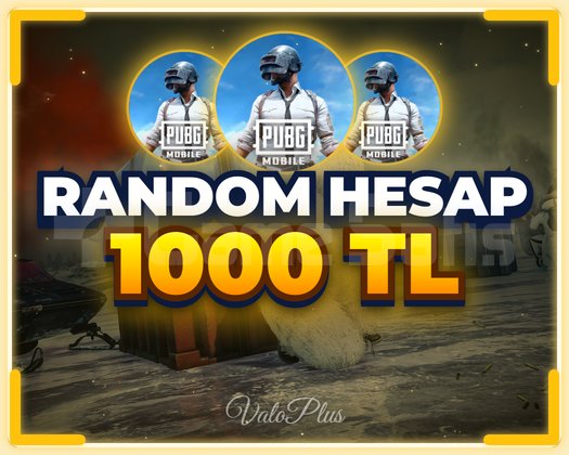 1000 TL PUBG RANDOM HESAP | ULTRA VİP