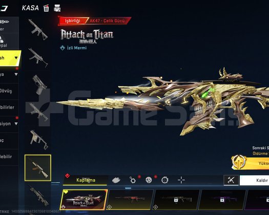 Blood Strike ATTACK ON TİTAN Collab Set