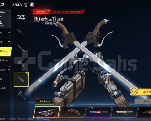 Blood Strike ATTACK ON TİTAN Collab Set