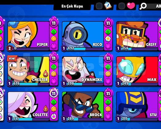Brawl stars hesap