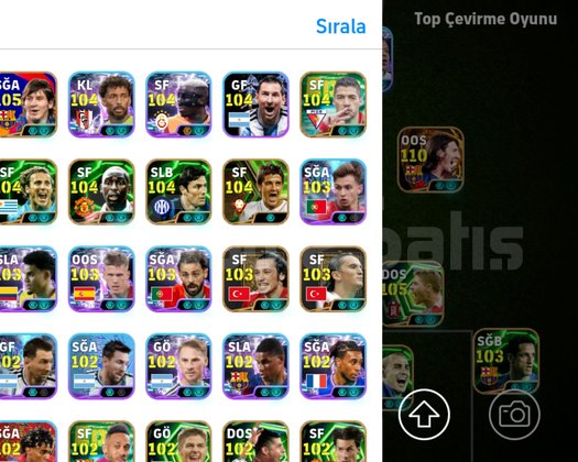 9 bombacı 110 messi