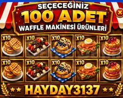 WAFFLE MAKİNESİ ÜRÜNLERİ