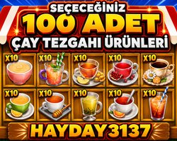ÇAY TEZGAHI ÜRÜNLERİ